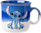 Silver Buffalo Disney Lilo and Stitch, Reactive Glaze Camper Mug, 20oz by SilverBuffalo