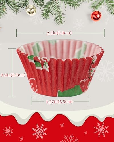 Bake Choice Non-Stick 400pcs White Mini Cupcake Liners for Baking, Greaseproof Muffin Liners for Mini Muffin Pan, Food Grade Cupcake Wrapper for for Party, Wedding, Birthday, Christmas, Valentines - Image 2