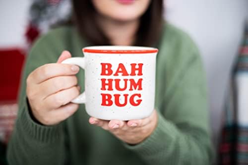 Pearhead Bah Hum Bug Christmas Camper Mug, Holiday Coffee Cup, 15 oz - Image 2