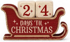 Christmas Decorations Indoor, 4pcs Christmas Countdown Home Decor by Unknown