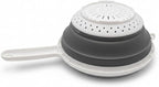 Handy Housewares 8" Round Space Saving Collapsible Silicone Kitchen Colander - Image 5