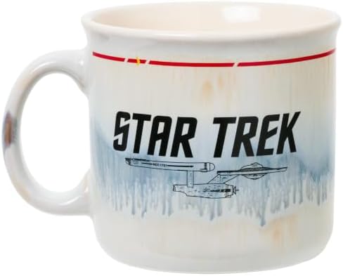 Silver Buffalo Star Trek Enterprise Crew, Reactive Glaze Camper Mug, 20oz - Image 2