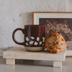 Sweet Water Decor Fall Leaves Coffee Mug, 14oz Stoneware Cute Autumn Cup - Image 3