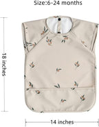 Waterproof Baby Bibs, Infant Toddler Extra Cover Feeding Bib - Image 2