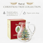 Spode Christmas Tree Glass Pitcher with Handle, 96 Oz - Beverage Server - Image 5