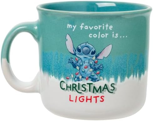 Silver Buffalo Disney Lilo & Stitch Reactive Glaze Camper Mug, 20oz - Image 2