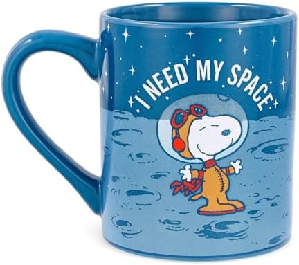 Silver Buffalo Peanuts Snoopy I Need My Space, Ceramic Mug, 14oz - Image 2