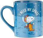Silver Buffalo Peanuts Snoopy I Need My Space, Ceramic Mug, 14oz - Image 4