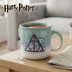 Silver Buffalo Harry Potter Deathly Hallows Reactive Glaze Camper Mug, 20oz - Image 4