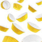 100 Gold Foil Cupcake Liners, Muffin Liners or Baking Cups for Desserts, Muffins, Cupcakes and More Treats; Grease Proof, No Smell, Food Grade, Nut Serving Containers (Gold 100) - Image 6