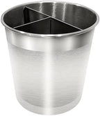 Cooler Kitchen Rotating Extra Large Stainless Steel Utensil Holder Caddy - Image 8