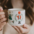 Sweet Water Decor Nutcracker Coffee Mug, 14oz China Christmas Mug with Gold Handle, Large Holiday Winter Cup for Coffee, Tea & Hot Chocolate, Stocking Stuffer Gifts for Women - Image 3