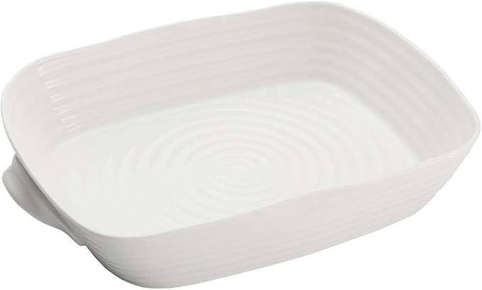Portmeirion Sophie Conran White Medium Handled Rectangular Roasting Dish - Image 3