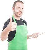 Total 12 PCS Plain Color Bib Apron Adult - Image 8