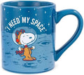 Silver Buffalo Peanuts Snoopy I Need My Space, Ceramic Mug, 14oz by SilverBuffalo