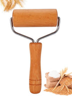 Pizza Rolling Pin, Small Rolling Pin, Non-Stick Wooden Dough Roller by Chazcool