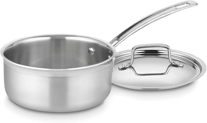 Cuisinart 1.5 Quart Multiclad Pro Triple Ply Saucepan w/Cover by Cuisinart