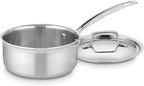 Cuisinart 1.5 Quart Multiclad Pro Triple Ply Saucepan w/Cover by Cuisinart