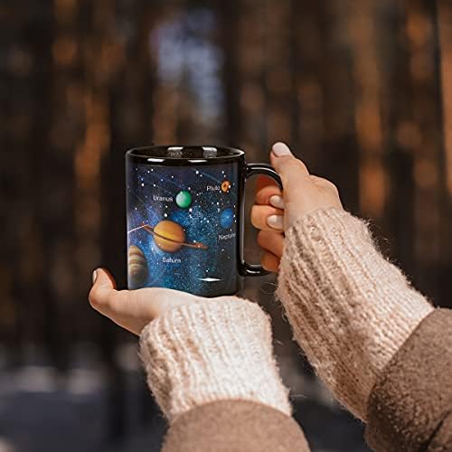 Kmiles Heat Changing Solar System Ceramic Mug Colour Changing Mug Magical Coffee Mug Tea Cup 12 Ounce - Novelty for Xmas Funny Gifts - Image 4