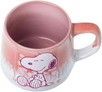Silver Buffalo Peanuts Snoopy Hearts Love, Reactive Glaze Pottery Mug, 18oz - Image 3