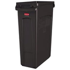 Rubbermaid Commercial Products Slim Jim Plastic Rectangular Trash/Garbage by RubbermaidCommercialProducts