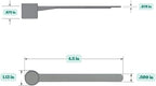 13 mL Long Handle Plastic Measuring Spoon - Image 2