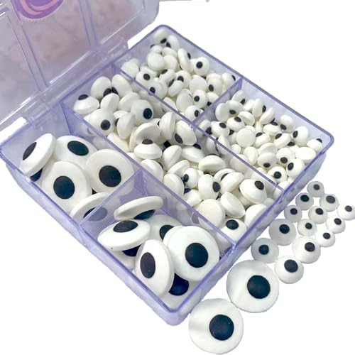 Sentovac Candy Eyeballs Eyes Edible Sprinkles Mix Size Cookie Cake Cupcake Toppers Decorations Candy Eyes for Christmas Halloween Easter Cake Decorations Supplies（7mm 10mm 18mm） - Image 3