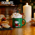 Silver Buffalo Peanuts Holiday Treats and Cocoa, Ceramic Camper Mug, 20oz - Image 5