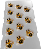 12 Pieces Bees Cakes Decorations Edible Bee Shaped Hard Sugar Icing Decorations Cupcake Toppers for Baking Cookie Ice Cream Candy Decoration Spring Birthday Party - Image 4