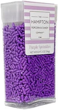 Bright Purple Sprinkles Jimmies 2 oz, Sprinkles For Cake Decorating, Baking, Ice Cream & More, The Hampton Candy Company by TheHamptonPopcornCandyCompany