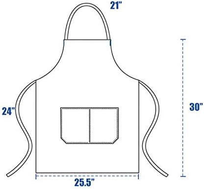 DUSKCOVE 8 PCS Plain Bib Aprons Bulk - Image 2