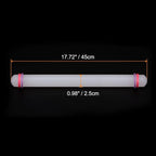 HARFINGTON Fondant Rolling Pin 18 Inch x 0.98 Inch Adjustable Guide Rings - Image 2