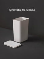 Compact Push-in Trash Can with Lid - Image 6