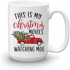 This Is My Christmas Movies Watching Coffee Mug, 15 oz - Image 2