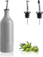 Sweejar Large Ceramic Olive Oil Dispenser Bottle, Opaque Oil Cruet Protects to by Sweejarco1949