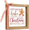 Gingerbread Christmas Sign for Tree, Table, Kitchen, Wall Decor by pechpell