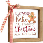 Gingerbread Christmas Sign for Tree, Table, Kitchen, Wall Decor by pechpell