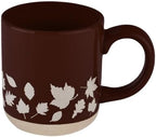 Sweet Water Decor Fall Leaves Coffee Mug, 14oz Stoneware Cute Autumn Cup by SweetWaterDecor