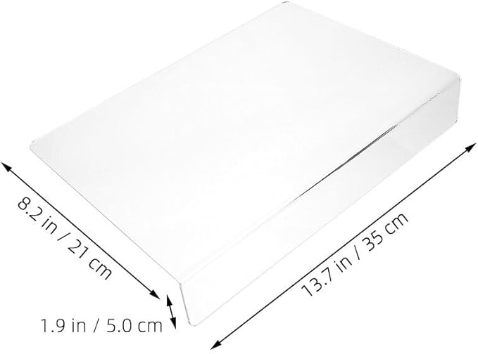 PRETYZOOM Acrylic Kitchen Sink Splash Guard 13.77 X 8.26 Inch Clear Water - Image 5