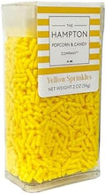 Bright Yellow Sprinkles Jimmies 2 oz, Sprinkles For Cake Decorating, Baking, Ice Cream & More, The Hampton Candy Company by TheHamptonPopcornCandyCompany
