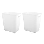 UUJOLY Plastic Trash Can Wastebasket, Garbage Container Basket by UUJOLY