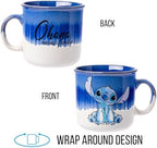 Silver Buffalo Disney Lilo and Stitch, Reactive Glaze Camper Mug, 20oz - Image 6