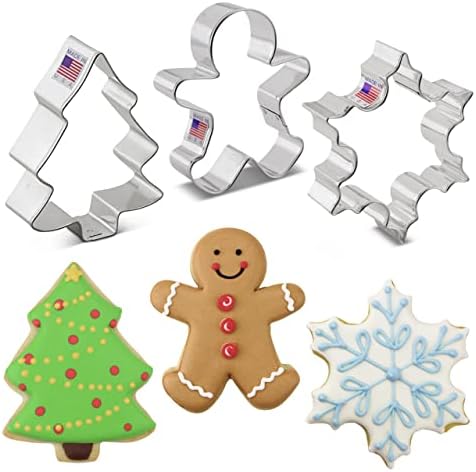 Ann Clark Christmas Cookie Cutters Set of 3, Made in USA - Image 5