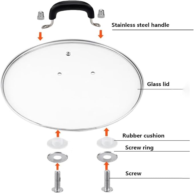 10.25 Inch Tempered Glass Lid for Lodge 10.25" Cast Iron Skillets & 5QT Dutch - Image 7