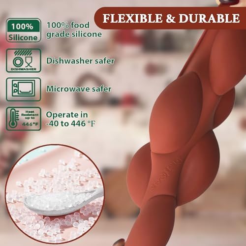 Hot Chocolate Cocoa Bomb Molds Hemisphere Silicone 2 Inch 4 Pack, Semi Ball Mould 6 Cavity Large Circular, BPA Free Non-Stick Half Sphere Holiday Valentine DIY Cake Jelly Dome Mousse - Image 3