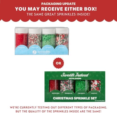 Sweets Indeed Christmas Sprinkle Mix, 4 Pack, 10.90 oz - Image 2
