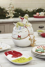 Lenox Merry Grinchmas Christmas Cookie Jar - Image 4