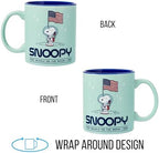 Silver Buffalo Peanuts Beagle on the Moon Snoopy Space, Ceramic Mug, 20oz - Image 6