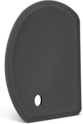 Silicone Dough Scraper with Stainless Steel Sheet, Curved Edge Flexible Bowl by SAPID