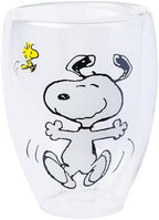 Silver Buffalo Peanuts Snoopy, 2 Pack Double Walled Glass Set, 12.5oz - Image 3